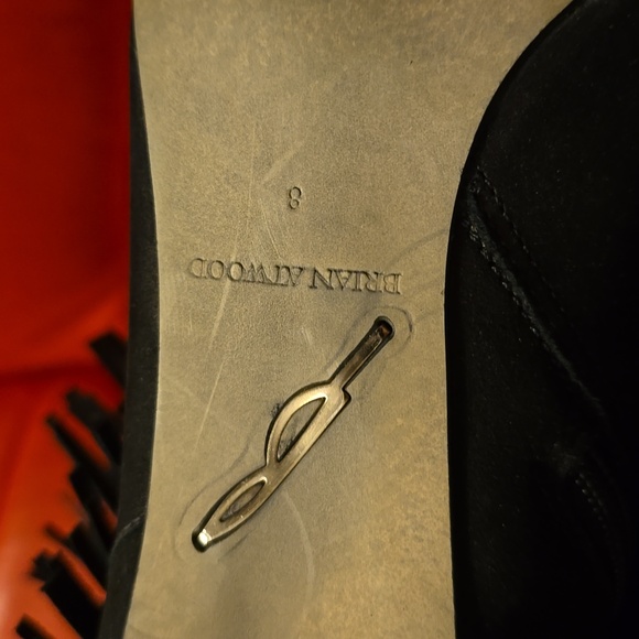 Black suede ankle boots black brian atwood - Picture 6 of 13